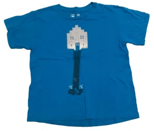 Mojang Jinx Minecraft Turquoise T-Shirt Youth M 10-12 Blue Boys Short Sleeve - Picture 1 of 2