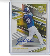 2020 Panini Elite Extra Edition Gold Die Cut Auto Jordan Walker  RC  5/24