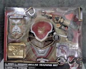 BANDAI 2013 RED POWER RANGERS DELUXE TRAINING SET NEW SEALED - Picture 1 of 9