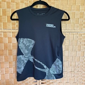 Boys / Youth Under Armour Exploded Black Tank Boys / Youth Size Medium - Picture 1 of 7