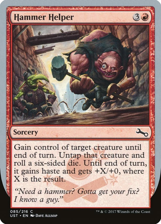 Magic the Gathering (mtg): UST: Hammer Helper  (x 4) - Image 1 of 1