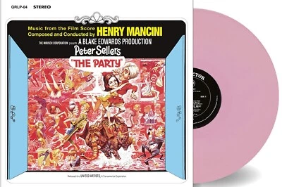 The Party Soundtrack 180gm PINK VINYL LP Record! Henry Mancini Movie Score! NEW! - Image 1 of 4