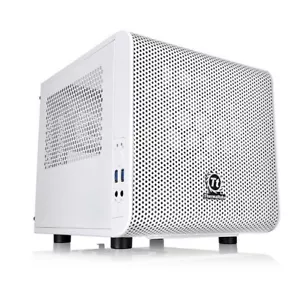 4717964402523 Thermaltake Core V1 Snow Edition Cube Biała Thermaltake - Zdjęcie 1 z 12