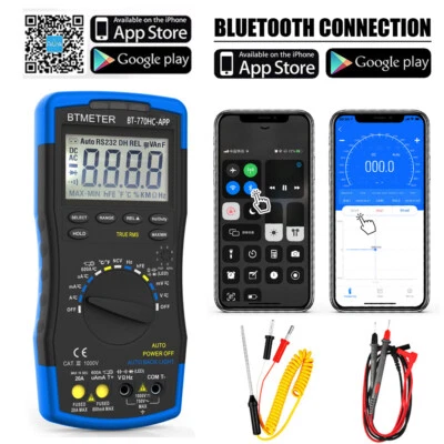 Digitale Stromzange Auto-Rang 600A TRMS AC/DC NCV Zangenmessgerät Strommessgerät - Bild 1 von 4