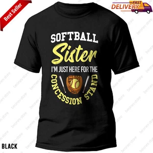Funny Softball Softball Player Gifts - Softball Sister T-Shirt, Gift For Women - Picture 1 of 13