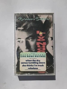 New Brian Setzer "Live Nude Guitars" Cassette - Picture 1 of 1