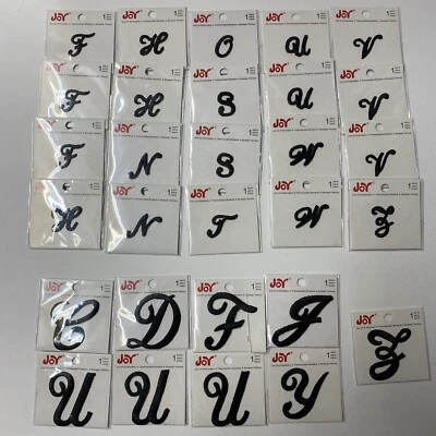 Joy Brand  Embroidery Sew Iron On Appliqué  Letters -lot Of 29 - Image 1 of 4