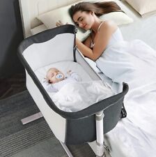 New ListingRonbei Baby Bassinet Bedside Sleeper Infant Baby Bed To Bed Dark Grey Bc102C Nib