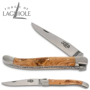Navaja Forge de Laguiole 11 cm - Mango enebro - Cuchillo Hoja 9 cm - Imagen 1 de 7