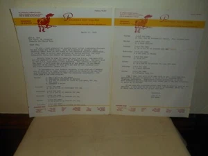 PASADENA CITY COLLEGE 1966 Athletic Dept. Track & Field Letters USAF EDWARDS AFB - Picture 1 of 20