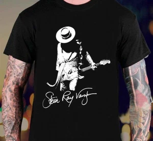 Vintage Stevie Ray Vaughan Star Baumwolle schwarz Unisex S-4XL T-Shirt IN484 - Bild 1 von 3