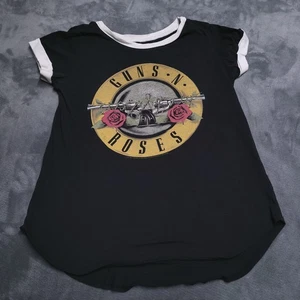Guns n Roses Pistols and Skull Rock Band Tee Ringer Large Rock Roll Legends - Bild 1 von 7