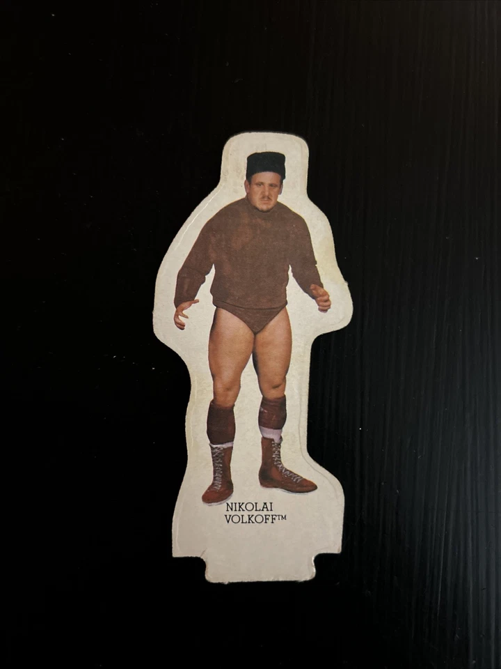 Nikolai Volkoff WWF Superestrellas Lucha Libre Juego de Mesa Pieza 1985 Titán ¡Con Soporte! Foto 1 de 3