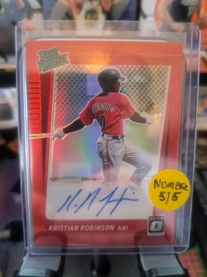 Kristian Robinson 2021 Dunruss Opic Autograph Card - Image 1 of 3
