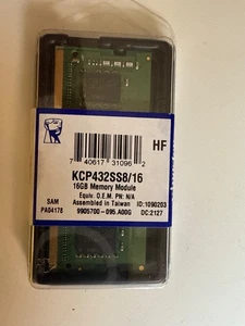 Memoria Kingston 16GB KCP432SS8/16 - Imagen 1 de 1