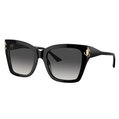 Gafas de sol Jimmy Choo JC 5012F 50008G cuadradas de plástico negro lentes degradadas grises Foto 1 de 3