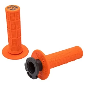 TORC1 Racing Defy Lock On MX Grips Orange For Husqvarna FX 350 2017-2022 - Picture 1 of 5