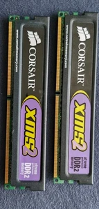 2GB Corsair XMS2 DDR2 RAM mit 800MHz 2× DDR2 GB1 - Bild 1 von 2