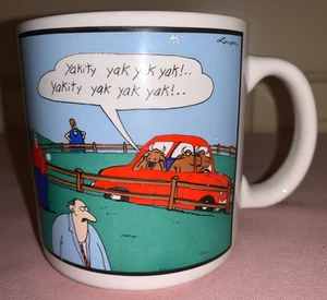 The Far Side (Gary Larson) Kaffeebecher - "Yakity Yak Yak Yak!" gebraucht - Bild 1 von 4