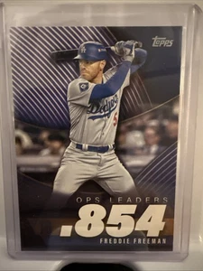 Freddie Freeman 2025 Topps Series 2 Ops Leaders .854 La Dodgers #OPS-16 - Picture 1 of 11