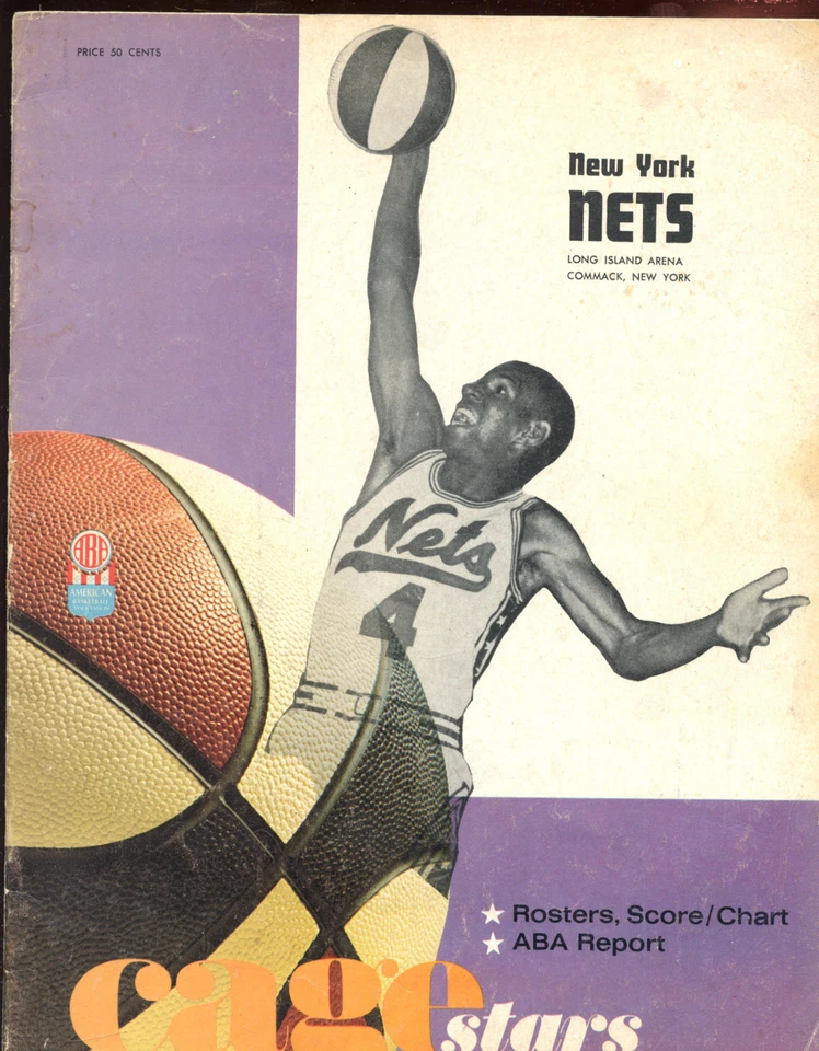 1968/69 ABA Basketball Program Denver Rockets at New York Nets VGEX - Image 1 of 1