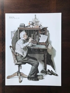 Norman Rockwell book illustration - SPRING SONG - Picture 1 of 1