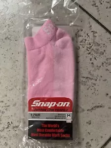 Snap On rosa flache Baumwollsocken - Bild 1 von 2