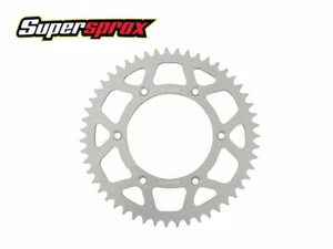ALUMINIUM SPROCKET 50 SUPERSPROX SILVER FOR KAWASAKI KX 250 250 1985-1986 - Picture 1 of 1