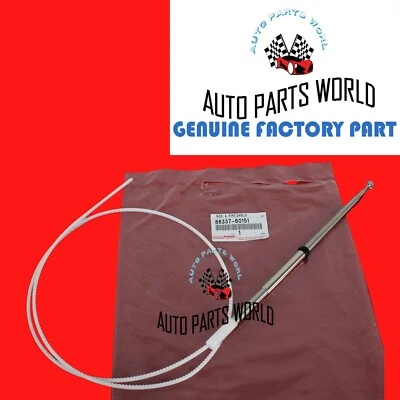 GENUINE TOYOTA LEXUS LAND CRUISER LX470 POWER ANTENNA MAST W/ CABLE 86337-60151 - Image 1 of 2