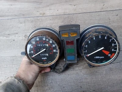 Honda CB 650 1981 velocímetro velocímetro medidores cb650c cb650 OEM original Foto 1 de 3