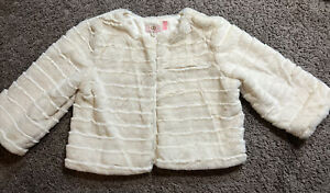 GB Girls Med Ivory Soft Party Coat.  Beautiful!!  NWT. A-42