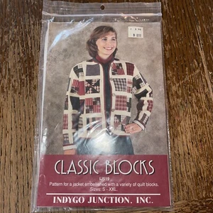 VTG 1997 INDYGO JUNCTION WEARABLE ART Jacket Sweater Vest Sizes S - XXL IJ519 - Picture 1 of 3