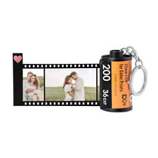 Customizable 10 Photo Film Keychain Personalized Memories Keyring In Your Pocket