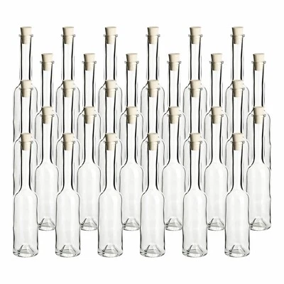 30 x Glasflasche 200 ml Sinfonie mit Spitz-Korken - Flasche 0,2 l für Likör, Öl - Bild 1 von 4