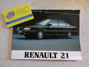 LIBRETTO USO E MANUTENZIONE RENAULT 21 - EDIZIONE 1992 - ORIGINALE - Bild 1 von 2