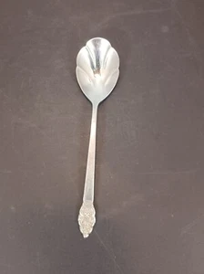 One Oneida Nautical Shell Sugar Spoon Community Stainless Steel Silver USA - Bild 1 von 8