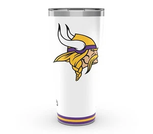 MINNESOTA VIKINGS, 30oz STAINLESS STEEL TUMBLER FROM TERVIS WITH LID INCLUDED - Picture 1 of 4