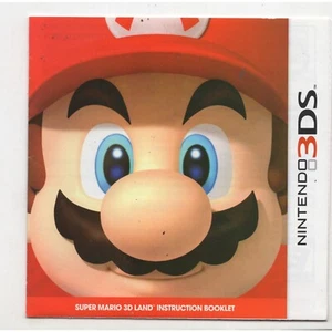 Super Mario 3D Land Nintendo 3DS MANUAL ONLY Authentic NO TRACKING - Picture 1 of 1