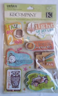 K & Co. Grand Adhesions Urban Icon Sayings - Image 1 of 3