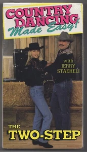 Country Dancing Made Easy Two-Step Jerry Staeheli VHS NEW SEALED - Imagen 1 de 6