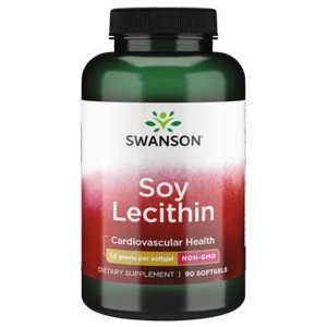 Swanson Lecithin Non-gmo 1,200 mg 90 Softgels - Picture 1 of 6