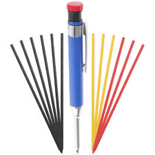  Plastic Woodworking Pencil Metallic Marker Pens Mechanical Pencils