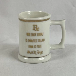Rx One Shot Every 15 Minutes Till No Pain Is Felt Mini Mug Vtg 80s Shot Glass - Picture 1 of 6