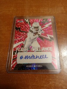 2021 Leaf Flash Osirus Mitchell Pink Flash of Brilliance Auto Autograph #D 15/15