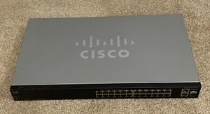 Cisco 24 Port 10/100 Smart Ethernet Switch SF200-24 - Picture 1 of 6
