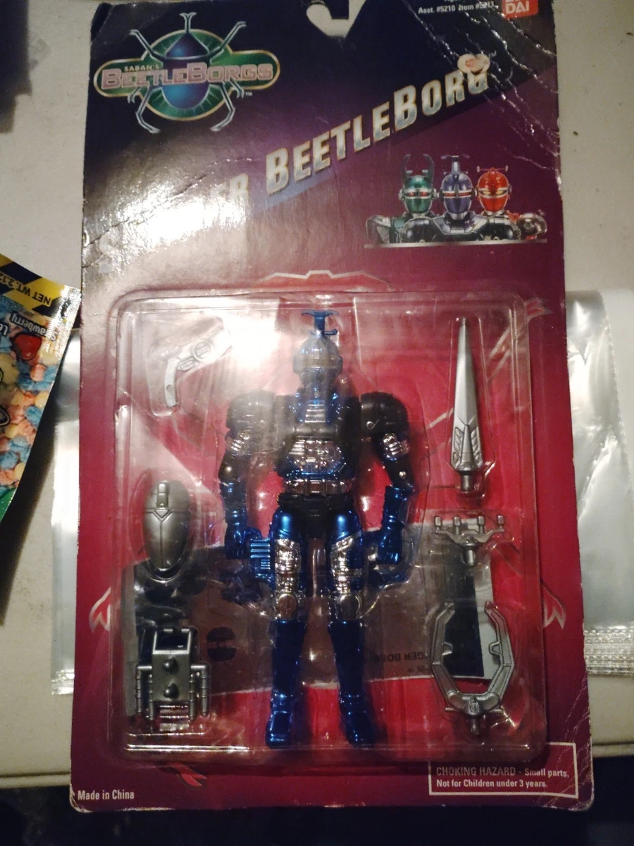 Big Bad Beetleborgs TV, Movie & Video Games Action Figures Blue