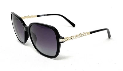 Gafas de sol Swarovski SK 0265/S 01B negro brillante dorado gris 55 mm Foto 1 de 4