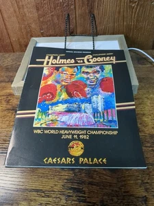 Boxing Souvenir Program Larry Holmes Gerry Cooney Wbc Championship Caesars 1980 - Picture 1 of 18