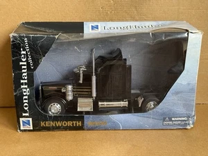 New Ray Kenworth W900 Truck Unit, 1:32 Scale, Die Cast, Boxed, Black, Rare, VGC. - Picture 1 of 10