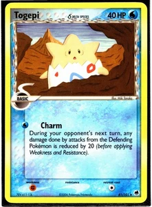 Pokemon EX Dragon Frontiers  41/101 Togepi Card - Picture 1 of 2